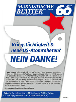 cover image of Kriegstüchtigkeit & neue US-Atomraketen? NEIN DANKE!